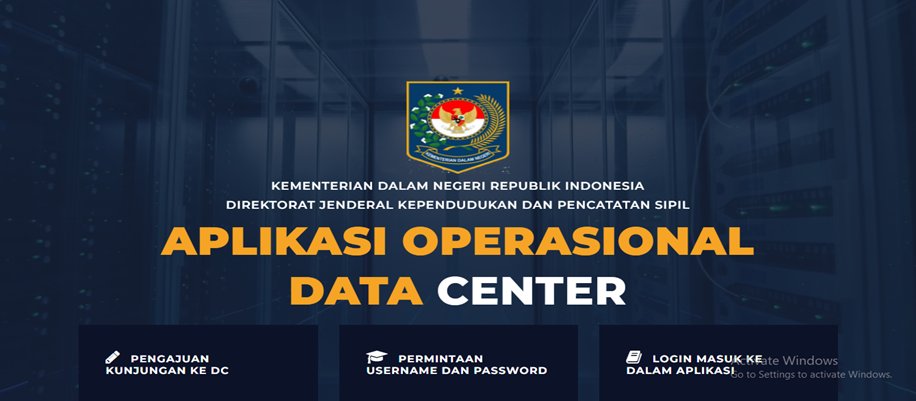 Aplikasi Operasional Data Center