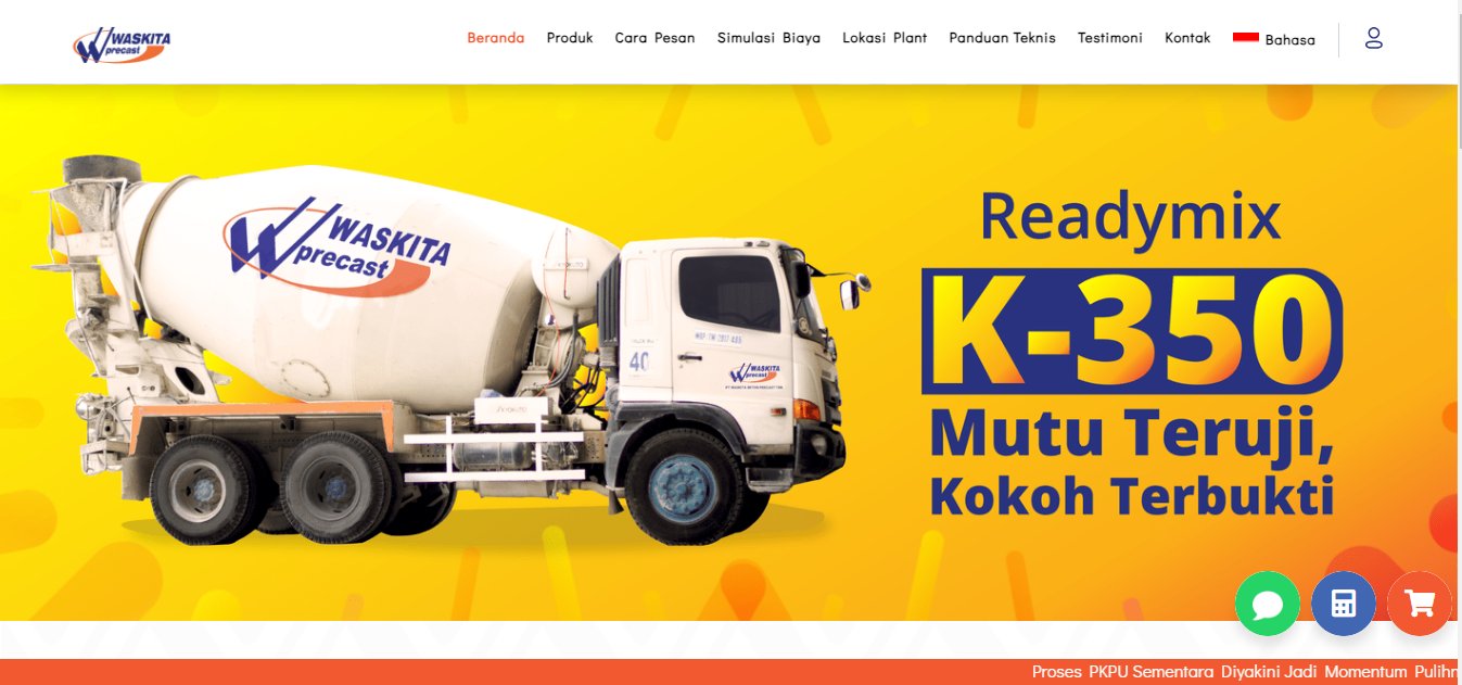 Aplikasi E-Commerce Waskita Beton Precast